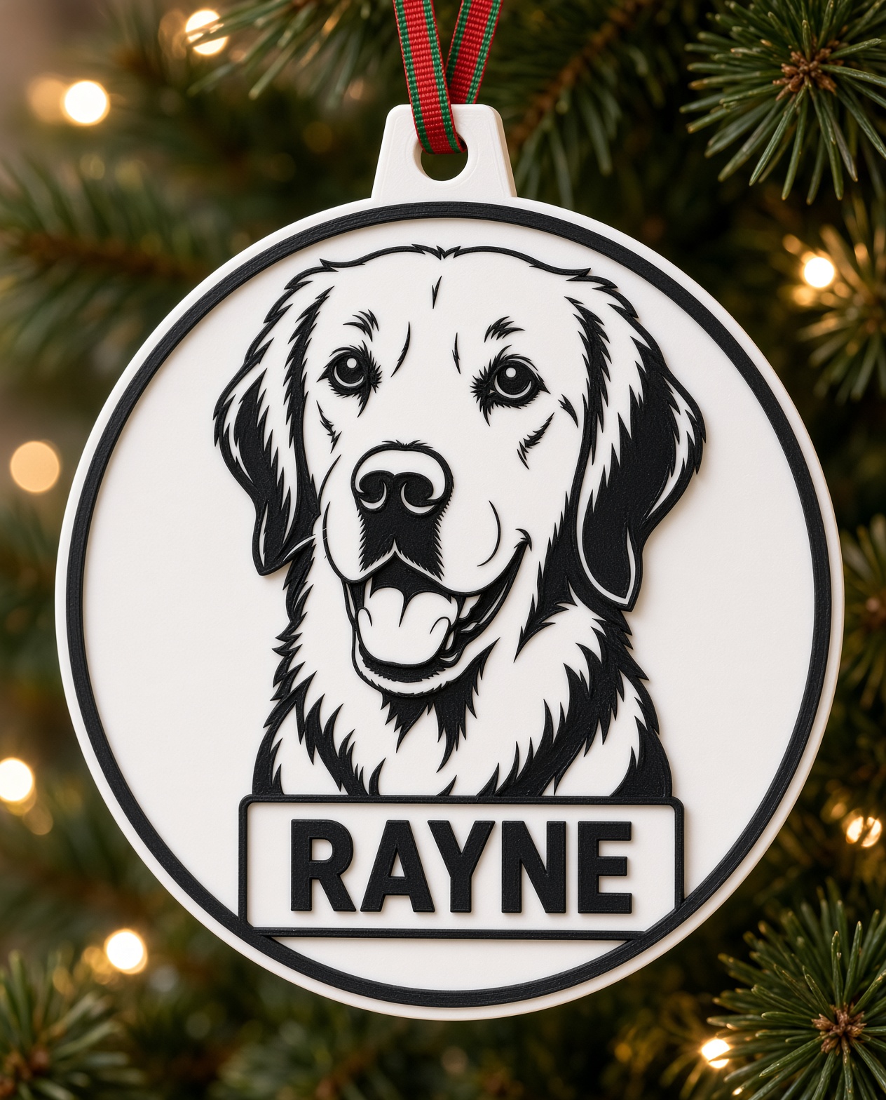 Portrait ornament supplied design example